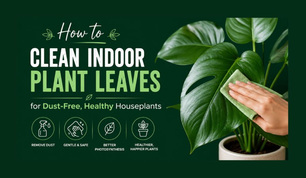 How to Clean Indoor Plant Leaves for Dust Free, Healthy Houseplants