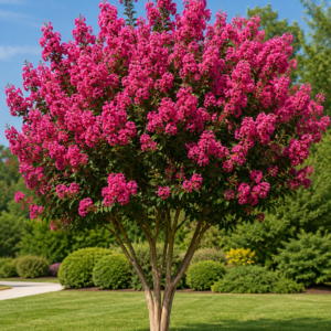 Queen Crape Myrtle (گل فانوش)