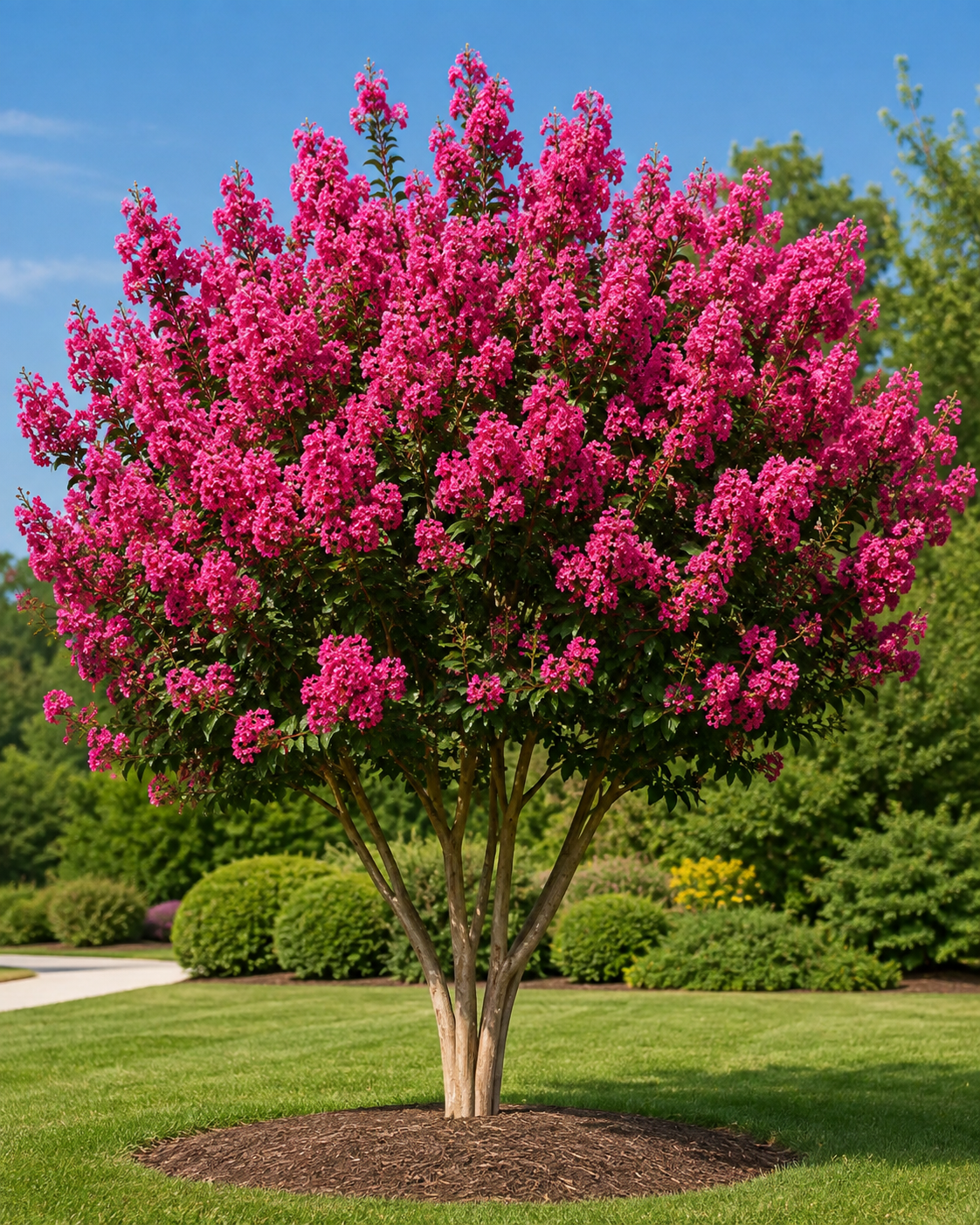 Queen Crape Myrtle (گل فانوش)