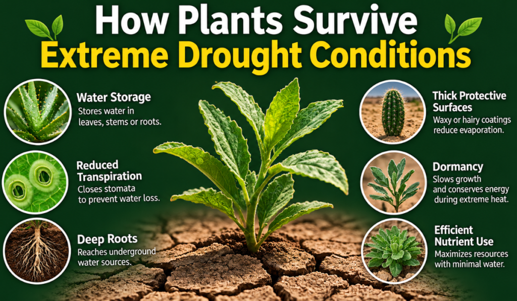 How Plants Survive Extreme Drought Conditions